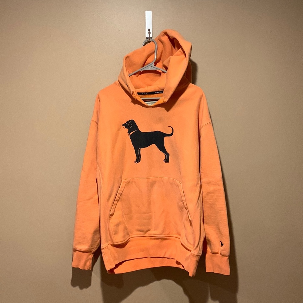 Rare The Black Dog Orange Hoodie/Hooded Sweatshirt Martha’s Vineyard